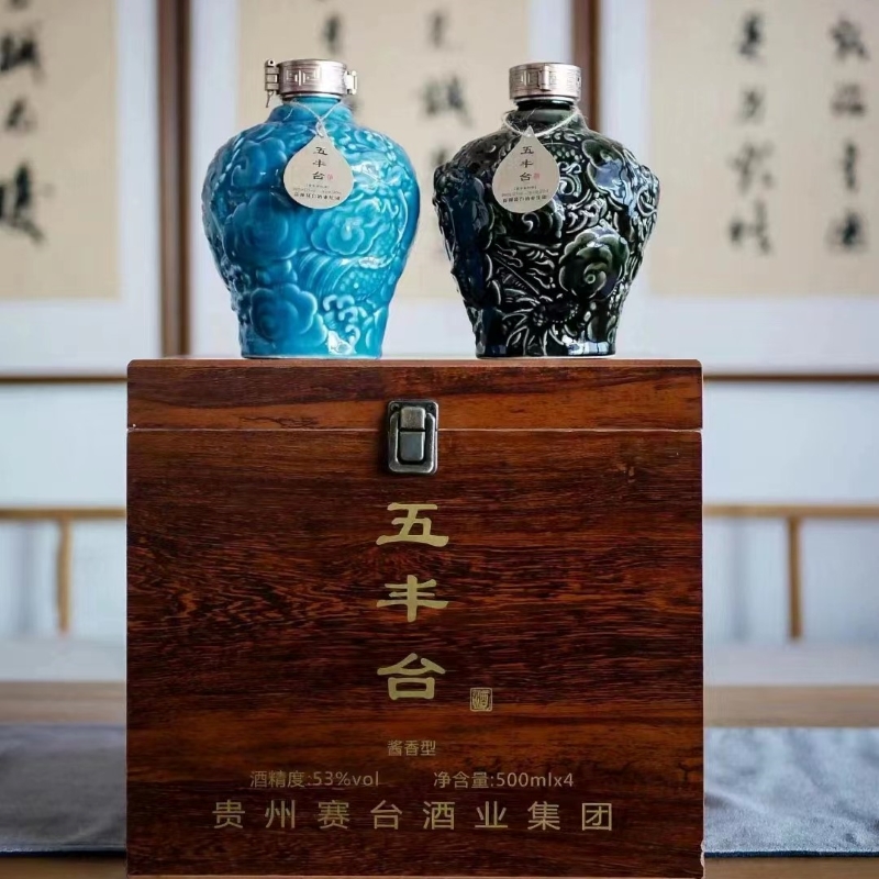 杏耀平台木箱四坛酒